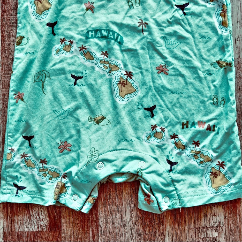 Coco Moon Hawaii Tropical Print Romper - Picture 2 of 3